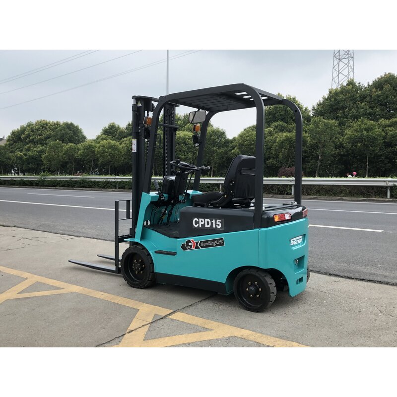 Full Electric Pallet Forklift Supplier - 3380mm Fork Length 180mm Width Side Shifter