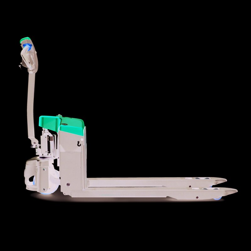 Electric Hand Pallet Truck Supplier - JICHUAN 3.0 Ton AC Hydraulic with Crane 80mm Fork Height