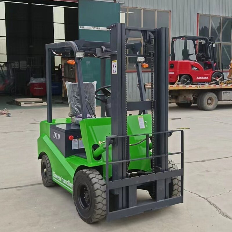 Electric Forklift Supplier - JICHUAN 2ton 3ton Four Big Solid Tires 3380mm Fork Length