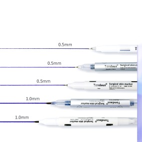 Skin Marker Pen Factory - Free Ruler Sterile Surgery Blue Pen