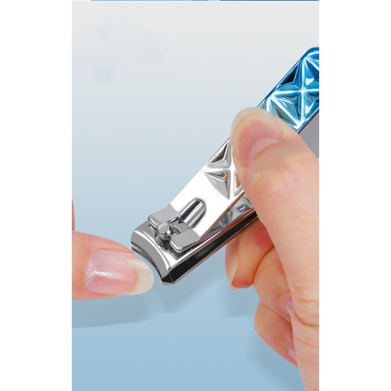 Nail Clippers Set Manufacturer - Custom 4 Pcs Ice Design Pink Steel