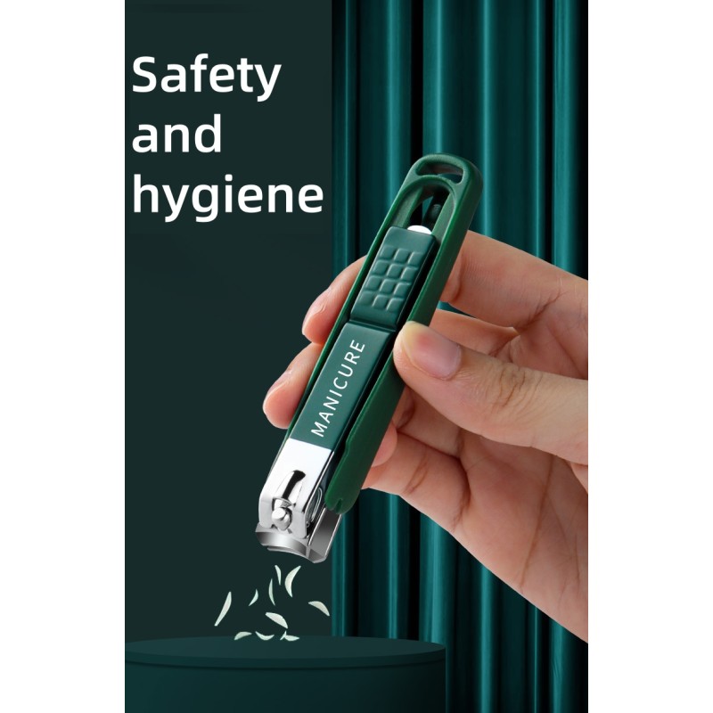 Nail Clipper Set Factory - Wholesale 4 Pcs Dark Green Manicure Gift