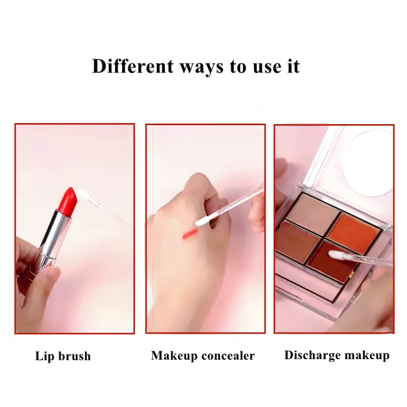 Lip Applicator Manufacturer - Wholesale 50 Pcs Lint Free Disposable Brush