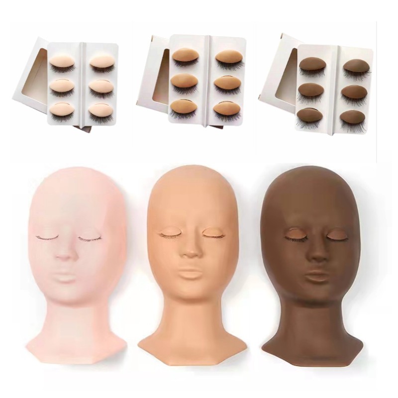 Eyelash Head Factory - Professional Silicone Mannequin Training Head