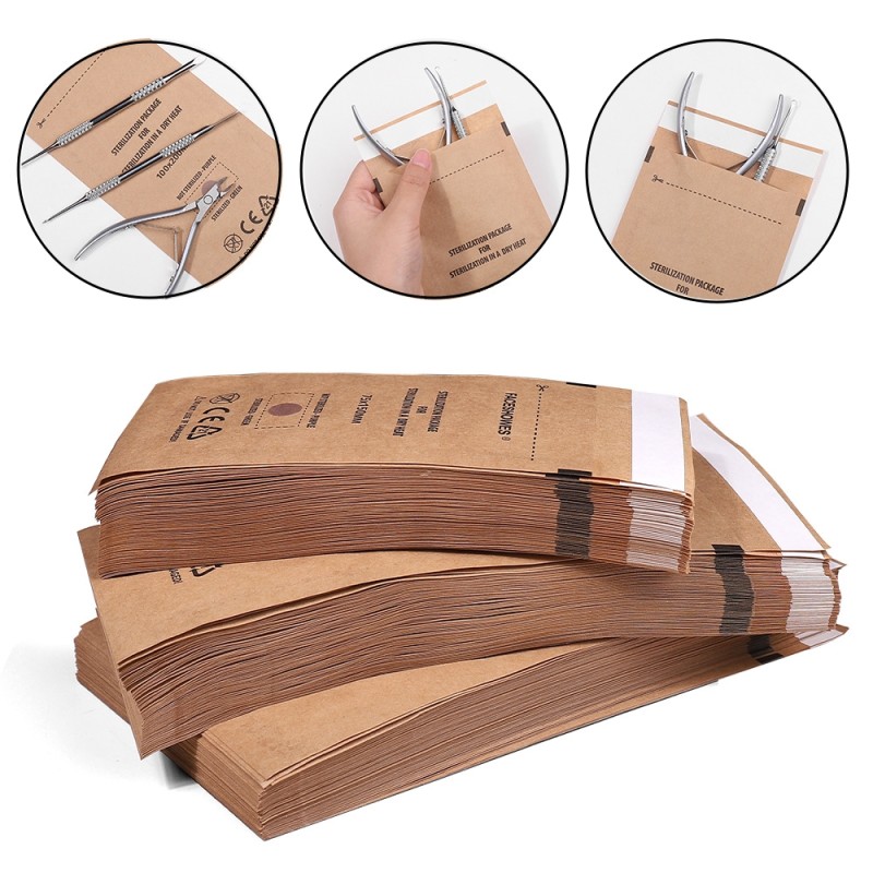 Sterilizer Bags Factory - Professional Manicure Kraft Bag S M L