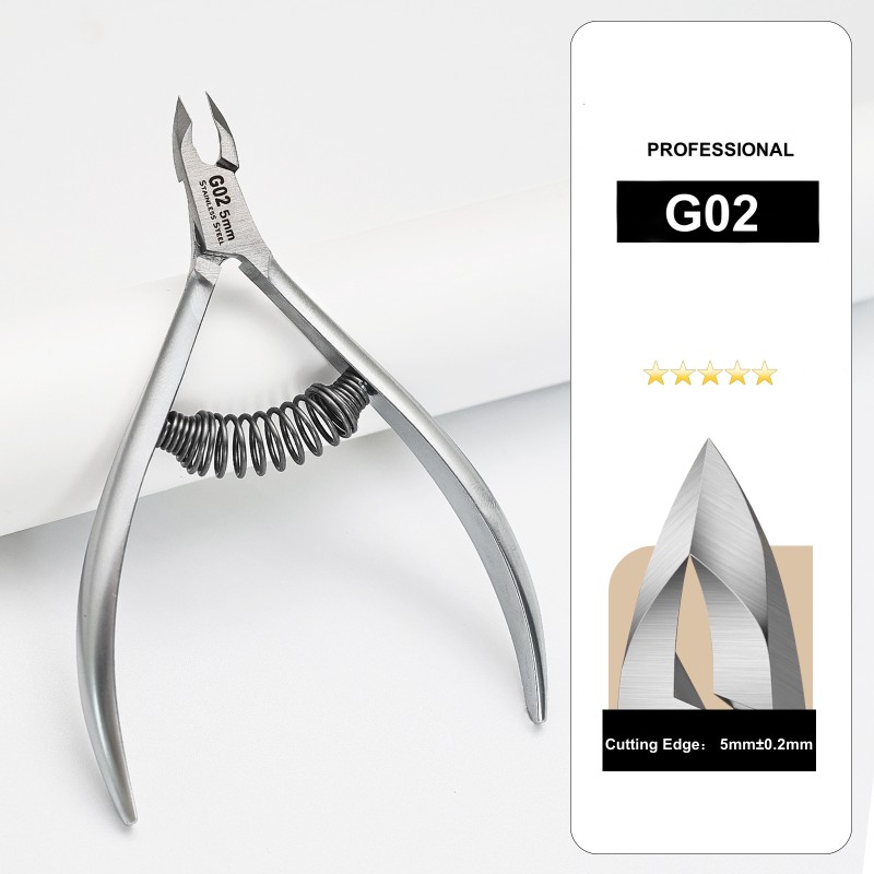 Nail Nipper Factory - Super Shape 5mm Stainless Steel Cuticle Trimmer