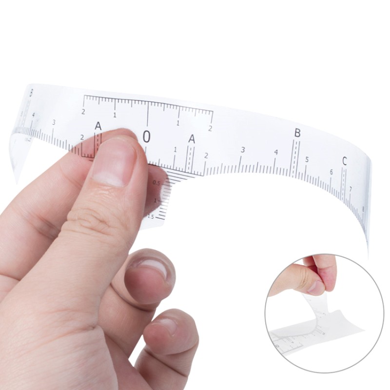 Brow Ruler Manufacturer - Custom 50 Pcs Disposable Mapping Sticker Paper