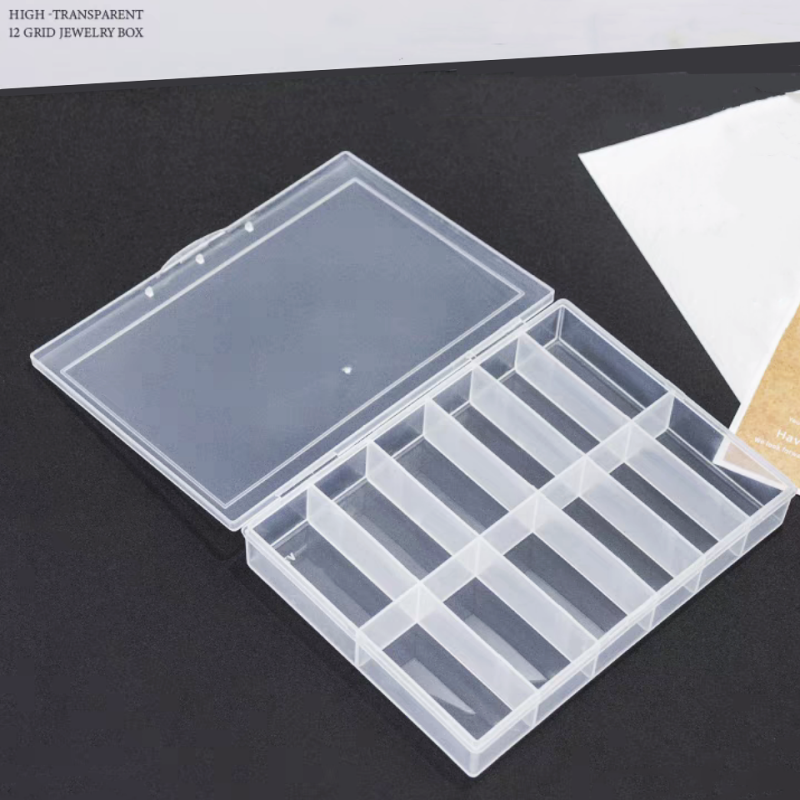 Nail Packaging Box Factory - Wholesale 12 Grid Transparent Plastic Empty
