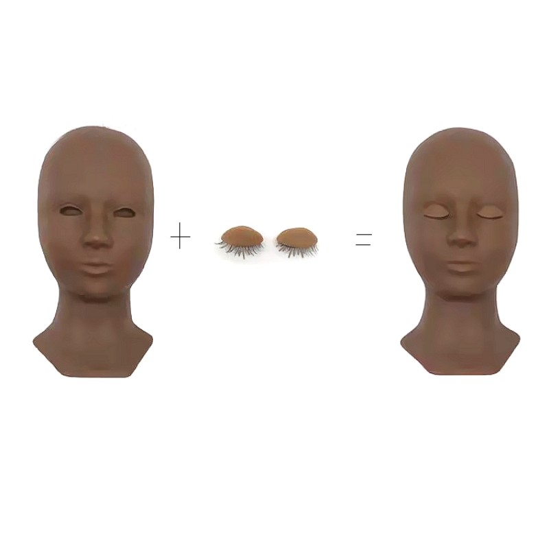 Eyelash Head Factory - Professional Silicone Mannequin Training Head