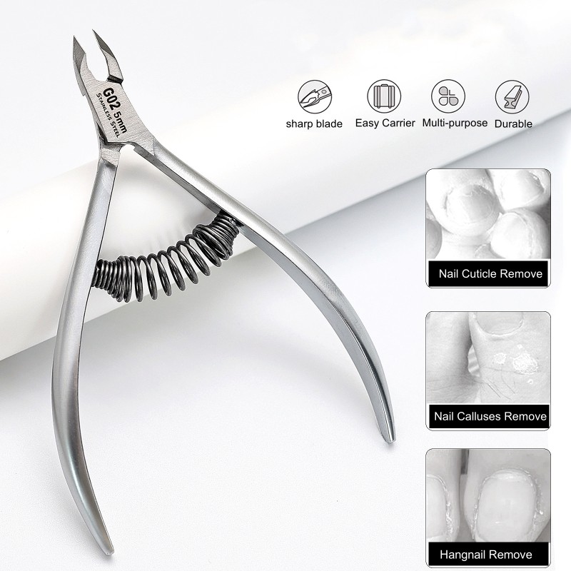 Nail Nipper Factory - Super Shape 5mm Stainless Steel Cuticle Trimmer