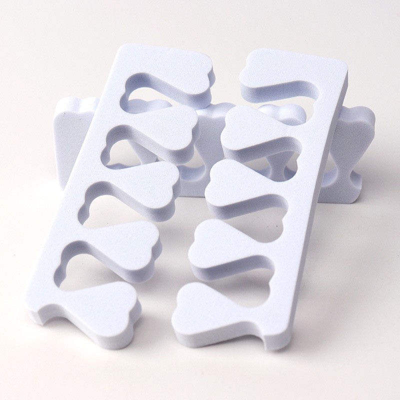 Nail Art Separators Factory - Wholesale 8 Colors Heart Shape EVA Finger