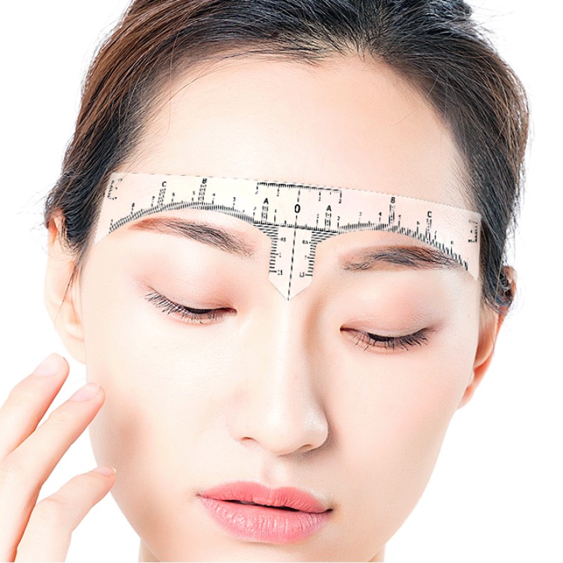 Brow Ruler Manufacturer - Custom 50 Pcs Disposable Mapping Sticker Paper