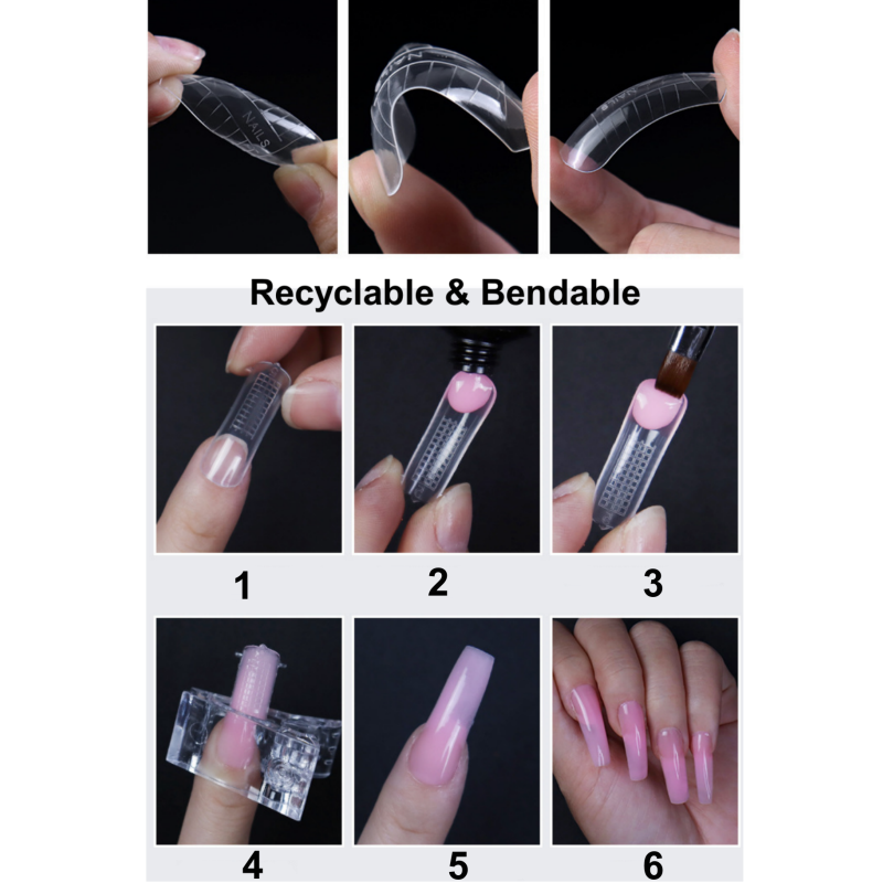 Nail Forms Manufacturer - Private Label Plastic Extension 120 Pcs