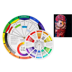 Color Wheel Factory - Wholesale 14cm 23cm Body Art Mixing Wheel