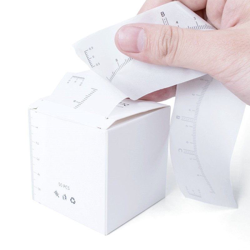 Brow Ruler Manufacturer - Custom 50 Pcs Disposable Mapping Sticker Paper