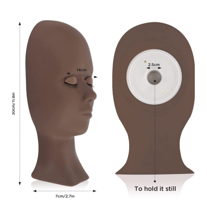 Eyelash Head Factory - Professional Silicone Mannequin Training Head