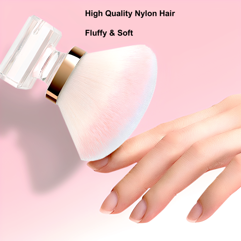 Nail Brushes Factory - Professional Square Acrylic Handle Dust Cleaning