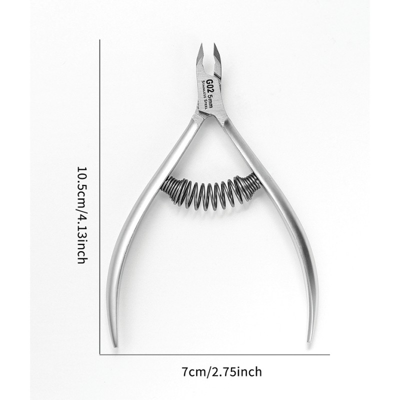 Nail Nipper Factory - Super Shape 5mm Stainless Steel Cuticle Trimmer