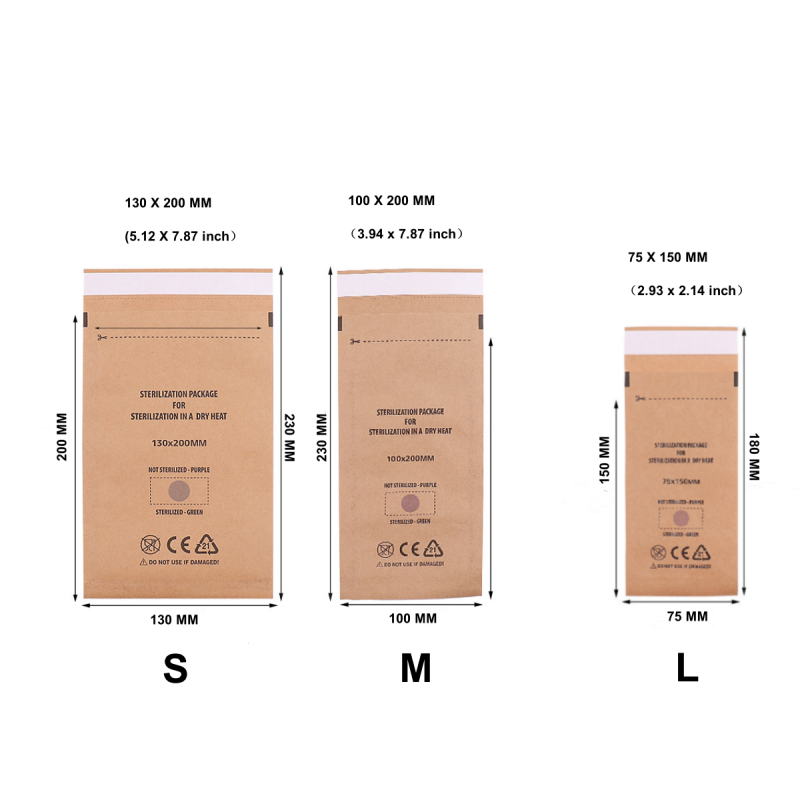 Sterilizer Bags Factory - Professional Manicure Kraft Bag S M L