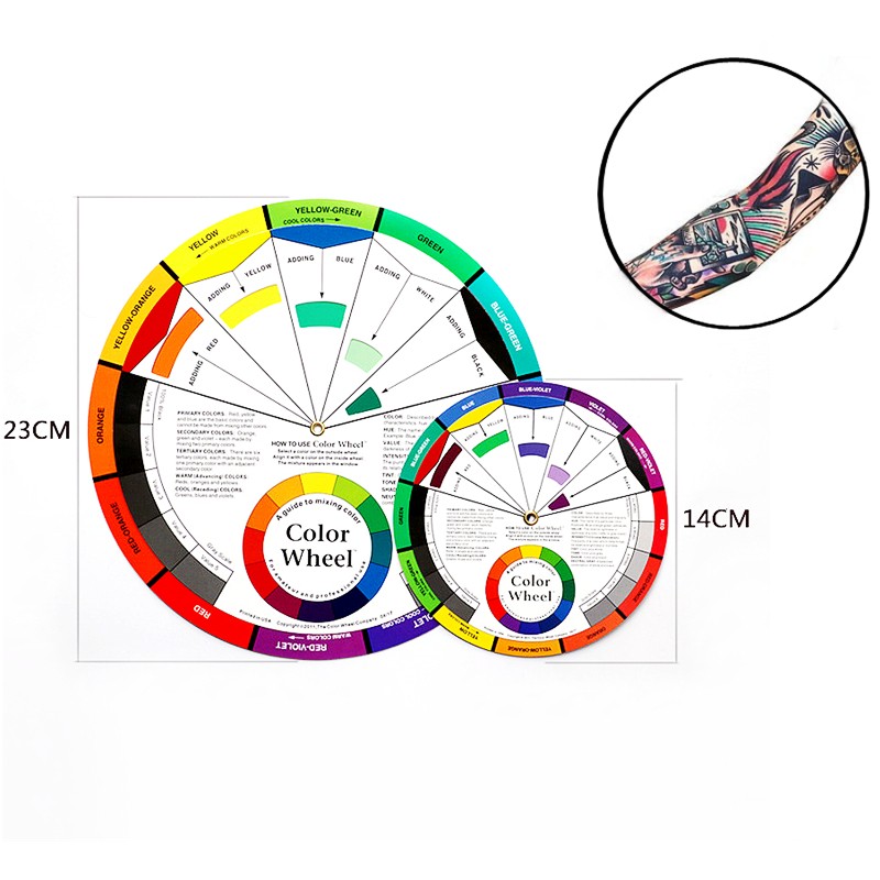 Color Wheel Factory - Wholesale 14cm 23cm Body Art Mixing Wheel