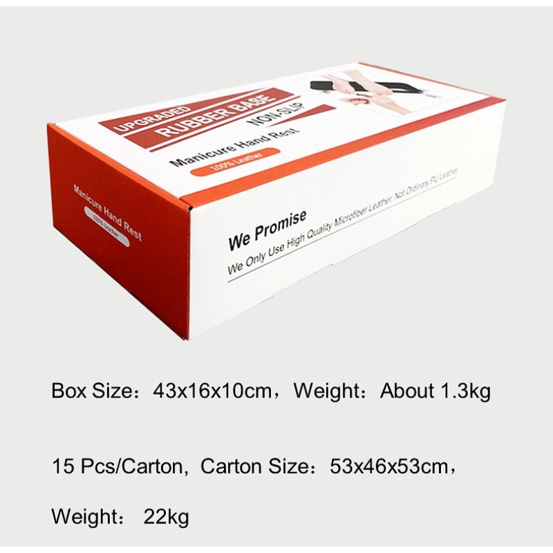 Nail Arm Rest Manufacturer - Durable Hand Pillow Soft Leather Foot