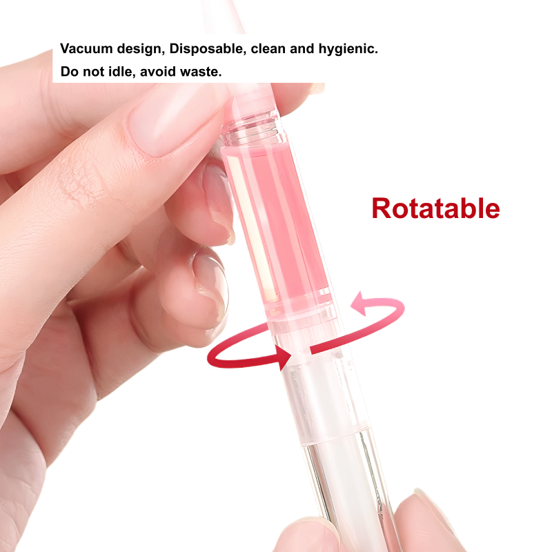 Cuticle Oil Pen Manufacturer - Vacuum Rotatable 2ml Disposable Bottle
