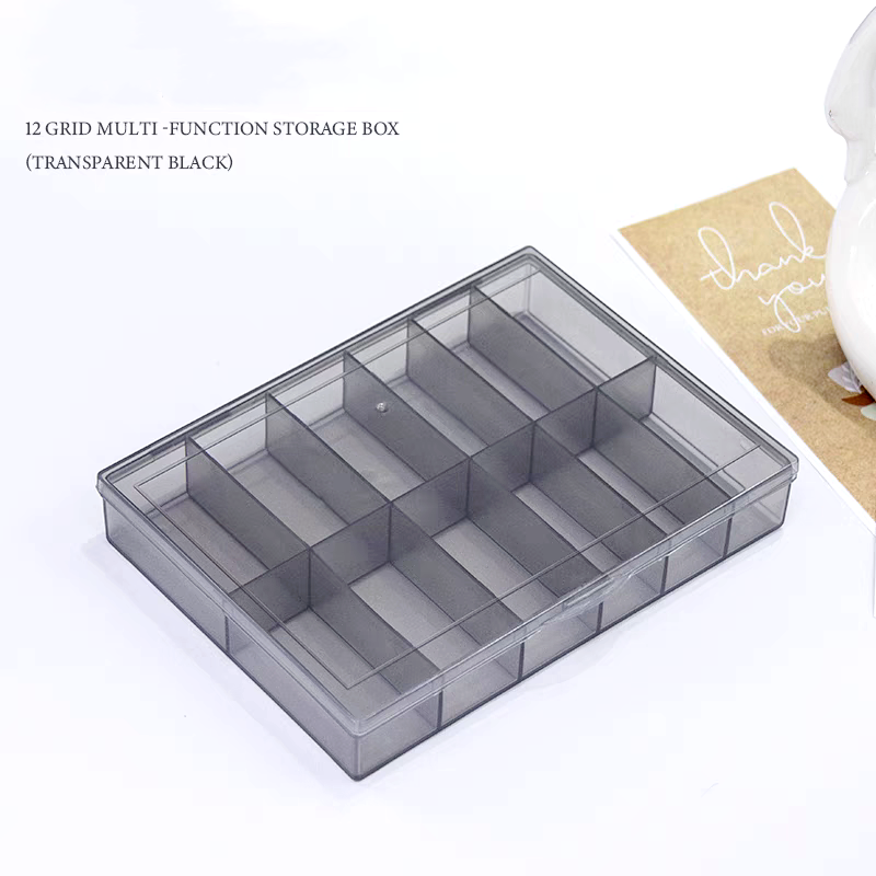 Nail Packaging Box Factory - Wholesale 12 Grid Transparent Plastic Empty