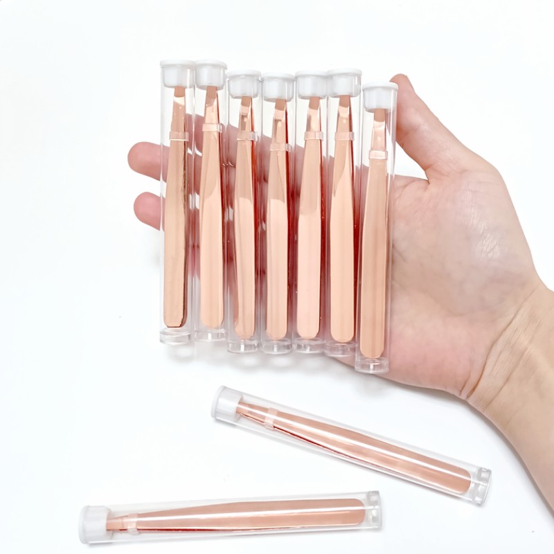 Eyebrow Tweezers Factory - Super Grip 1.5mm Stainless Steel Slanted