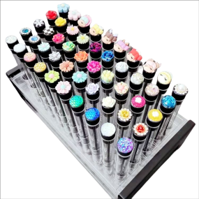 Lash Brush Manufacturer - Custom Jewelry Flower Tube Keychain Brush