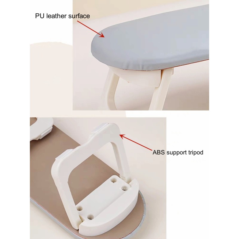 Nail Arm Rest Manufacturer - Japanese Foldable UV Storage PU Leather