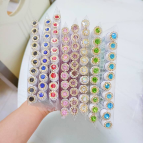 Spoolie Brushes Factory - Custom Diamond Flower Butterfly Wand Tube