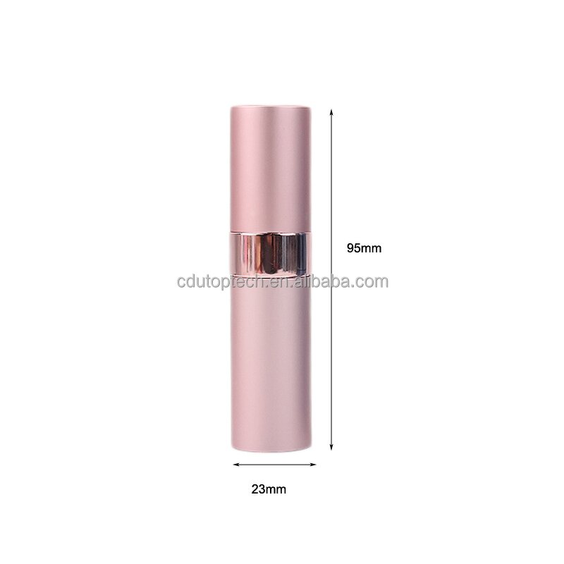 Travel Perfume Atomizer Supplier - 8ml Pocket Sized Aluminum Refillable Rotation Twist