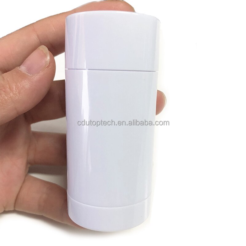 Deodorant Tube Supplier - 75ml-75g Round Twist up Black White Clear Empty Plastic