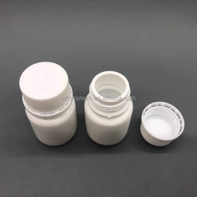 Powder Medicine Bottles Manufacturer - 20ml Solid White Clear Empty Plastic Pill Container