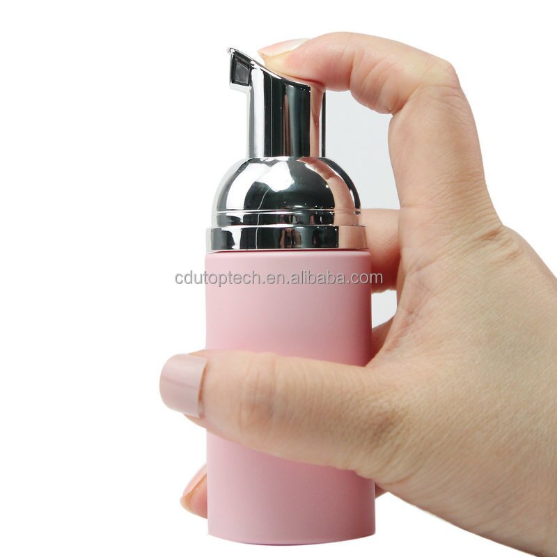 Plastic Foam Pump Bottle Supplier - 30ml-200ml Empty Clear White pink PET Facial