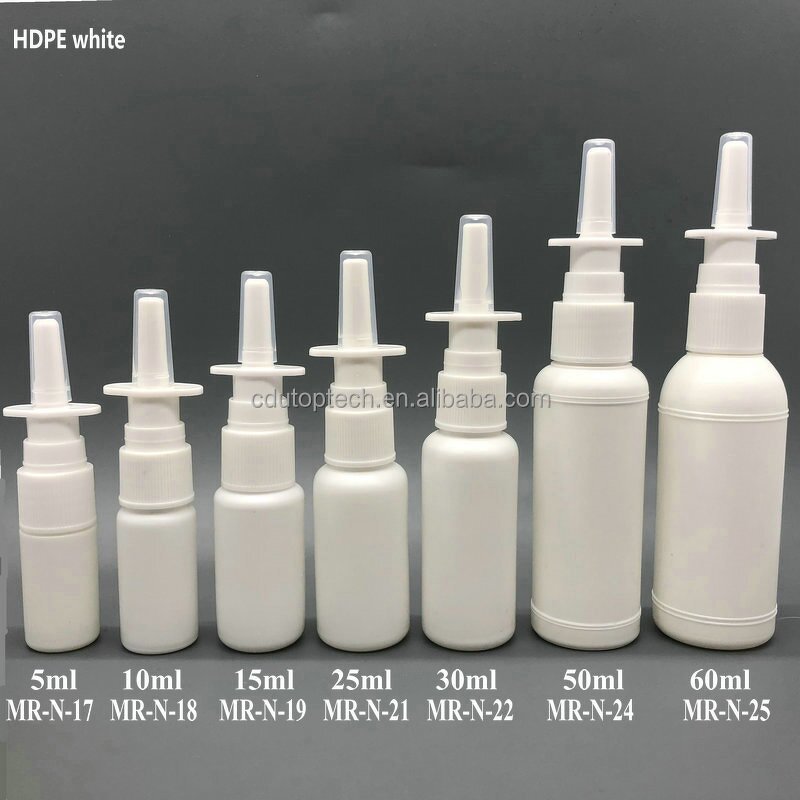Mini Nose Sprayer Manufacturer - 5ml HDPE Black Portable Medical Pharmaceutical