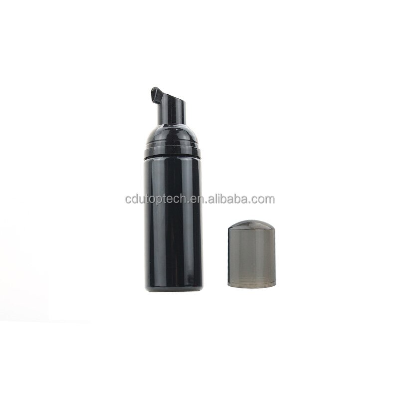 Plastic Foam Pump Bottle Manufacturer - Wholesale 50ml PET Black Empty Cosmetic Facial