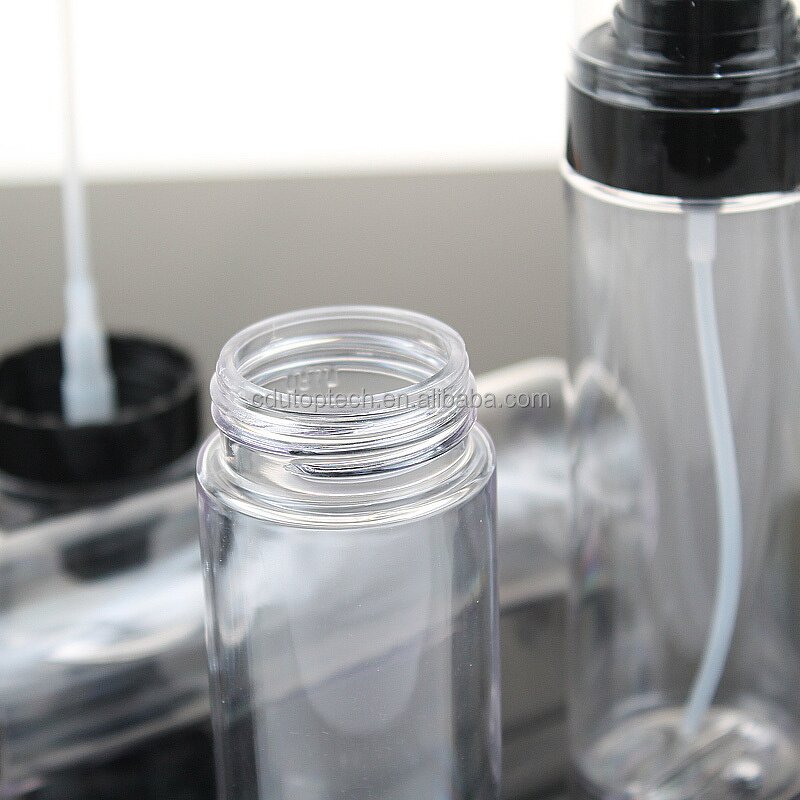 Mist Spray Bottle Supplier - Refillable PETG 80ml-120ml Clear Face Body Toner