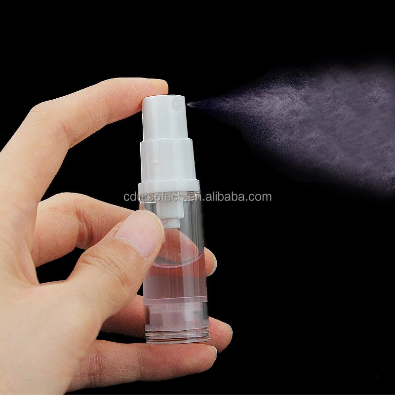 Mini Spray Bottle Manufacturer - 5ml-15ml AS Clear Plastic Mist Lotion Airless Pump