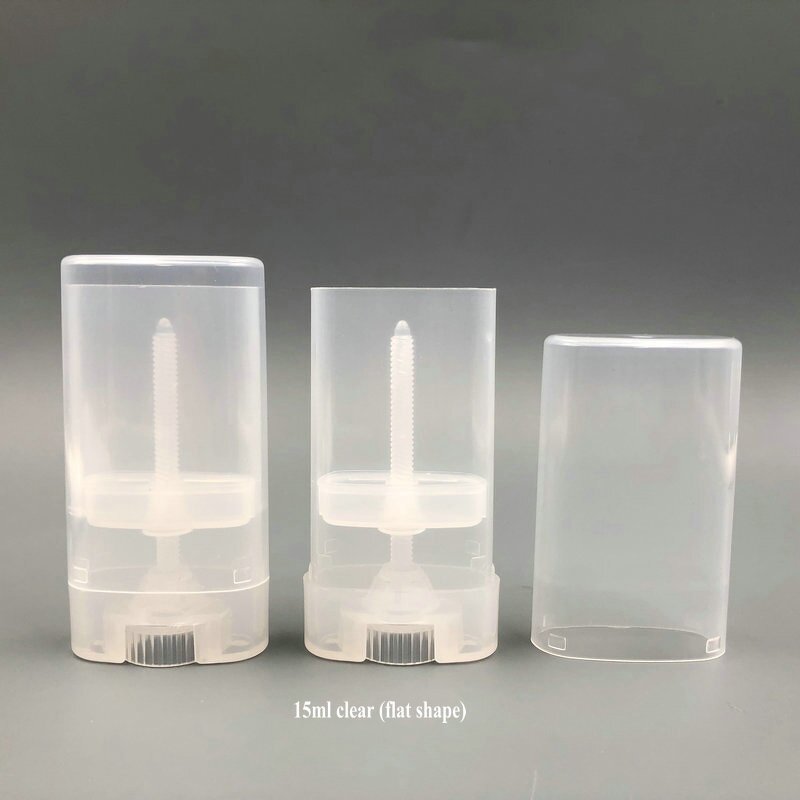 Deodorant Stick Container Manufacturer - Cheap 15ml-15g Transparent Black White Empty Oval