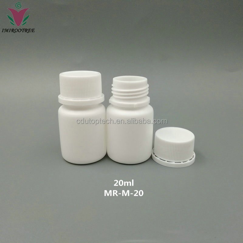 Pharmaceutical Pill Bottles Supplier - 20cc-20ml White Clear Plastic Tablets Capsules