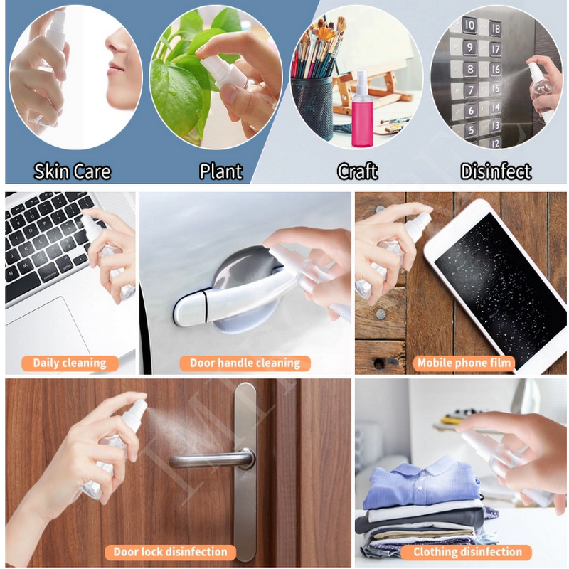 Plastic Spray Bottles Manufacturer - Wholesale 5ml-500ml Empty Clear White PET Fine Mist