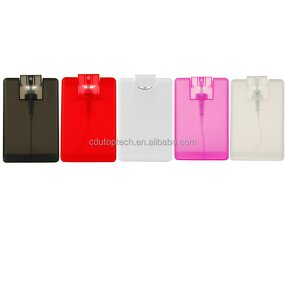 Card Shape Perfume Bottle Manufacturer - Portable 20ml Customized Colorful Blue Black