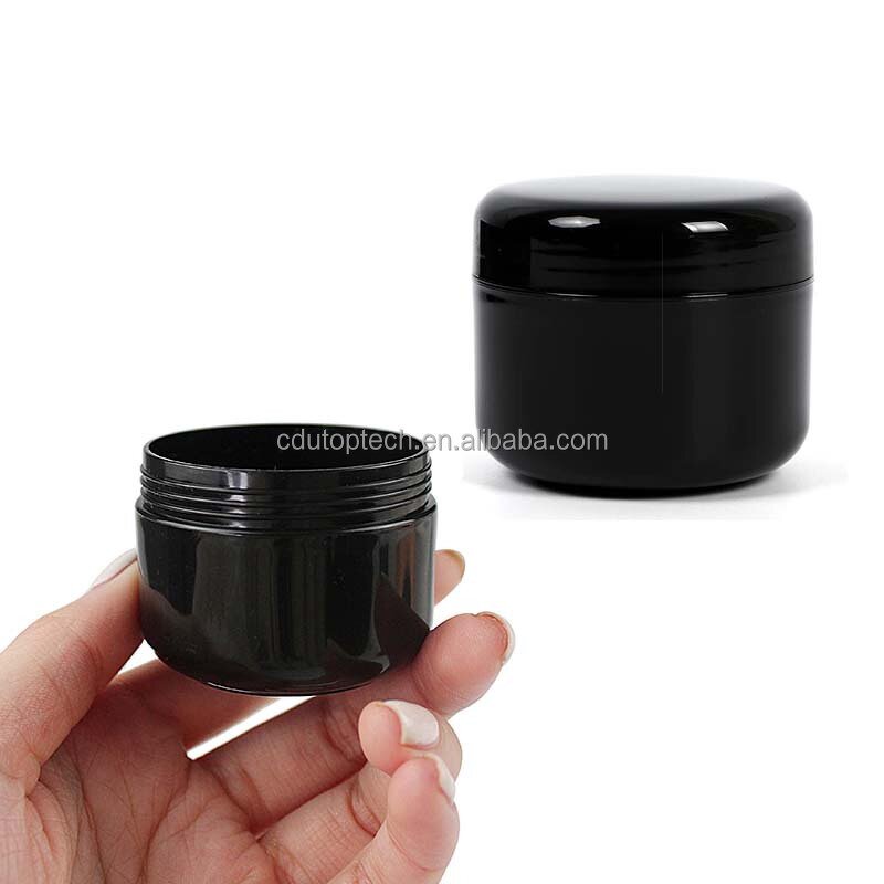Plastic Cream Container Factory - Customized PP White Black 10g-100g Cosmetic Packaging