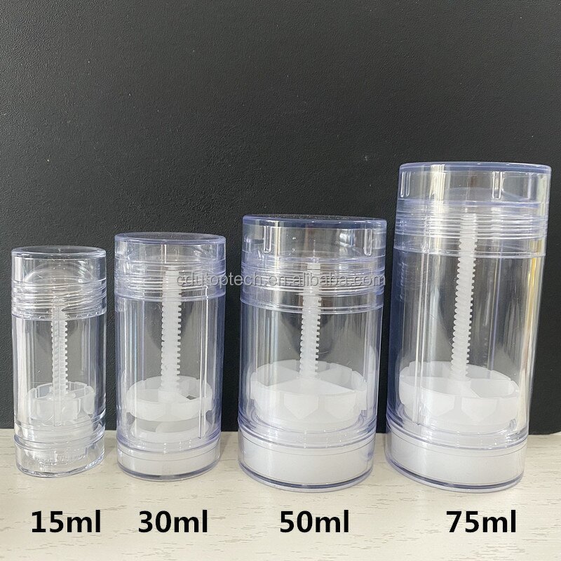 Twist up Deodorant Tube Manufacturer - 75g-75ml Empty Sunscreen Lip Balm Stick Bottom