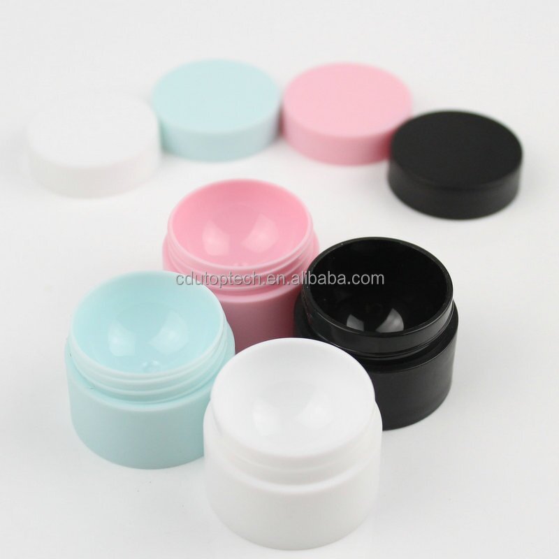 Plastic Cream Jar Manufacturer - Wholesale Solid Frosted pink Black White Blue 10g-50g