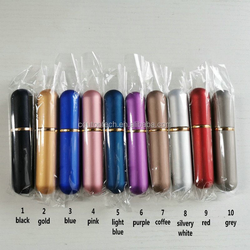 Aluminum Inhaler Supplier - Refill 10 Colors Stock Empty Aromatherapy Metal Personal