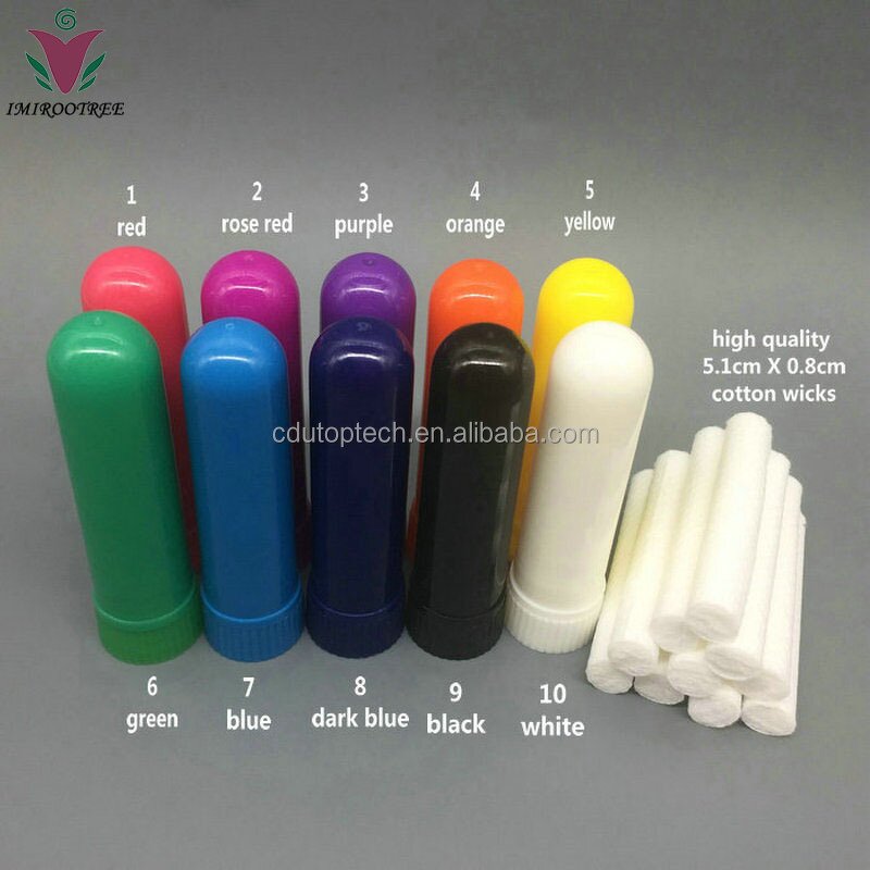 Aromatherapy Nasal Inhaler Manufacturer - Wholesale Blank Tube Stick With Cotton Wicks