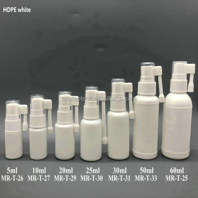 Pharmaceutical Spray Bottle Manufacturer - 5ml-60ml HDPE Empty Oral Nasal Throat Mist