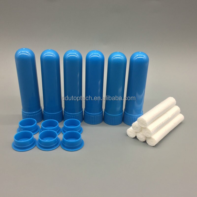 Nasal Inhaler Supplier - Refill Plastic Bottles with Cotton Wicks Aromatherapy